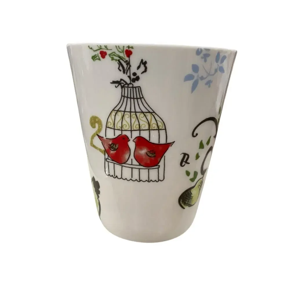ONE Lenox Porcelain Mug - “12 Days of Christmas” (Days 1, 2, 3) Replacement Cup